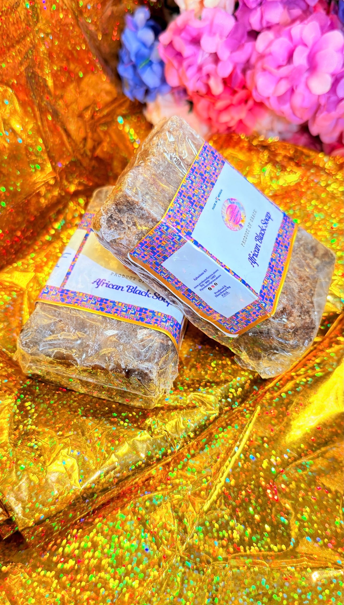 Original Authentic West African black soap bar