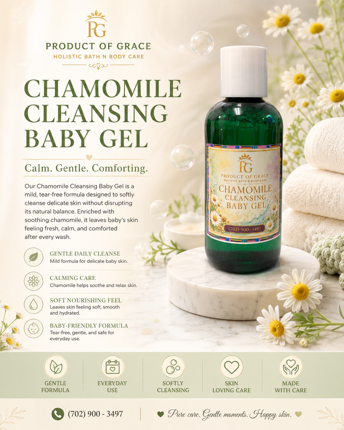 Chamomile Cleansing Baby Gel