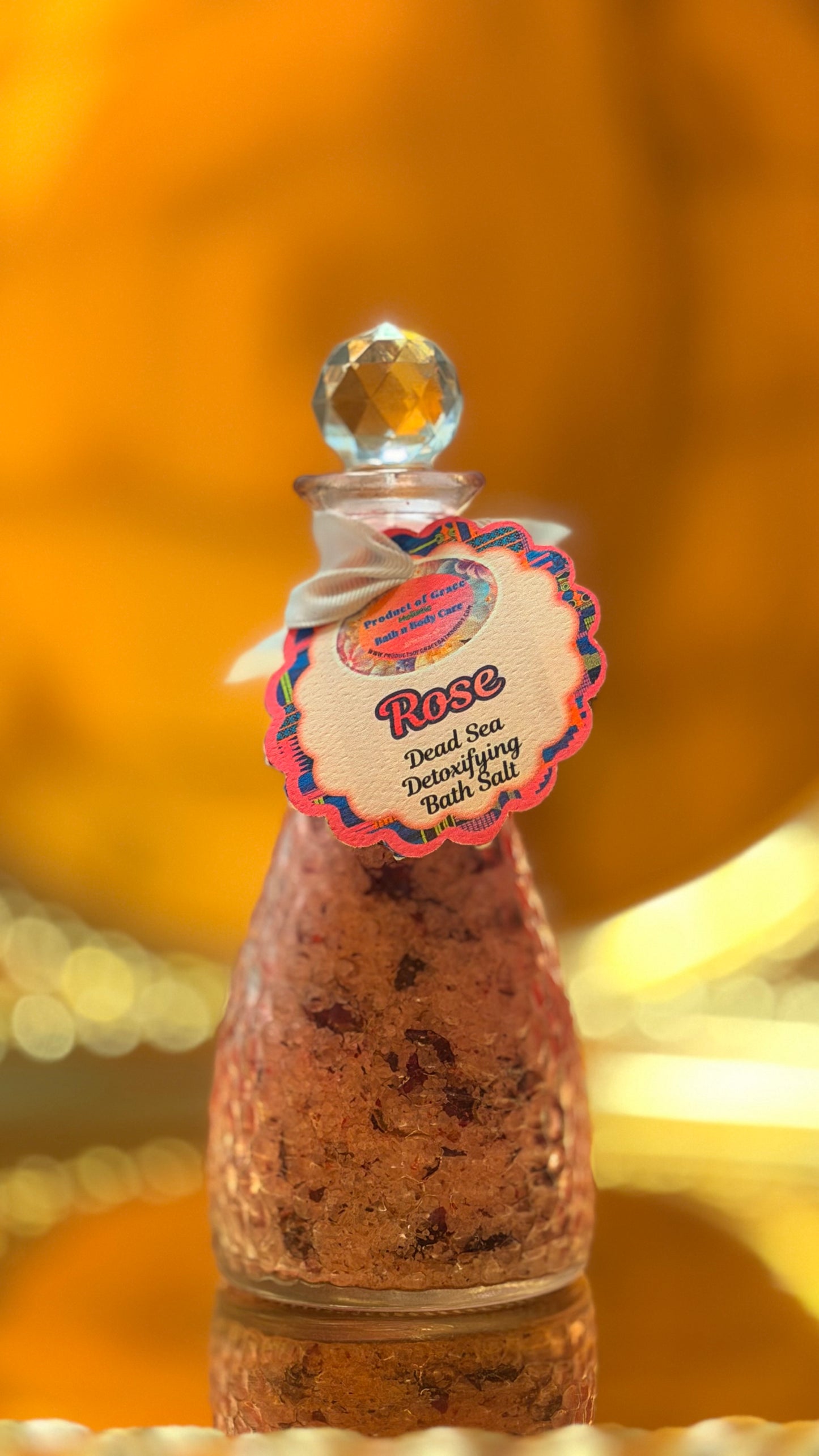 Rose Dead Sea Bath Salt