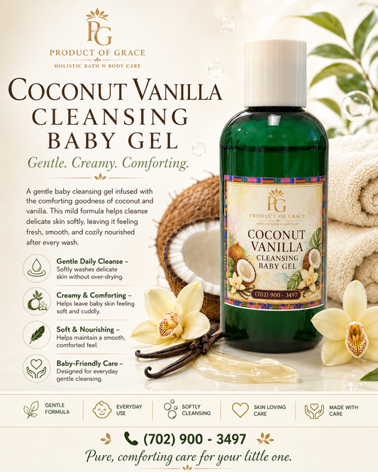 Coconut Vanilla Cleansing Baby Gel