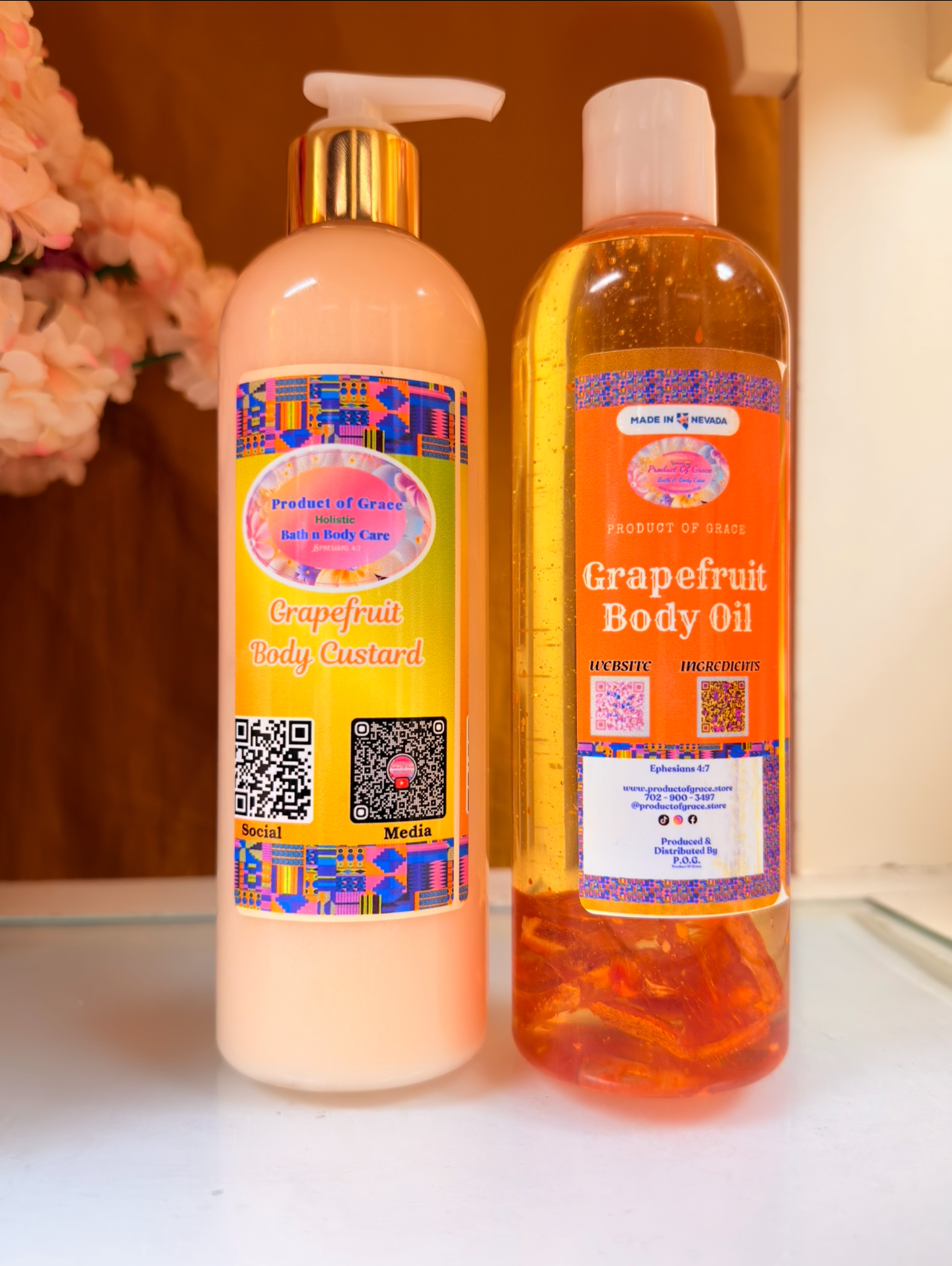 Grapefruit Body Custard