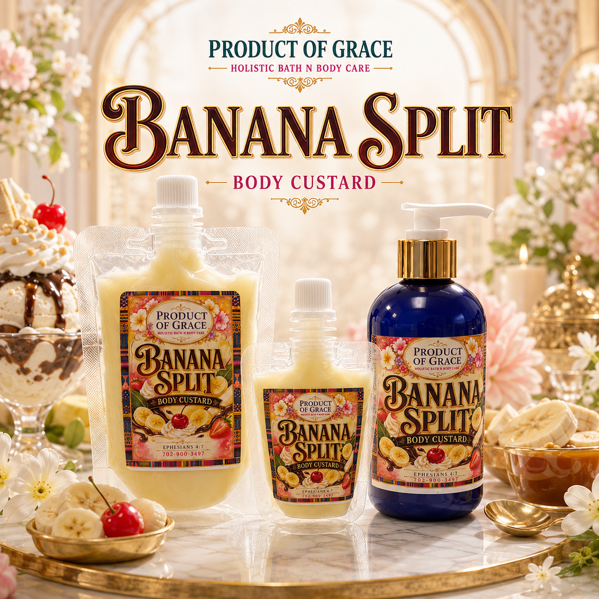 Banana Split Body Custard