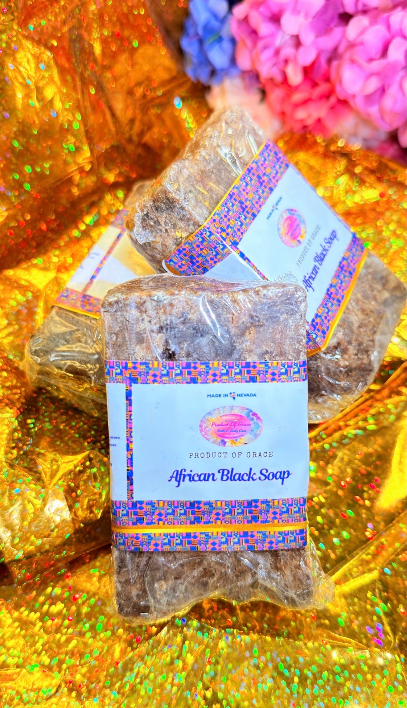 Original Authentic West African black soap bar