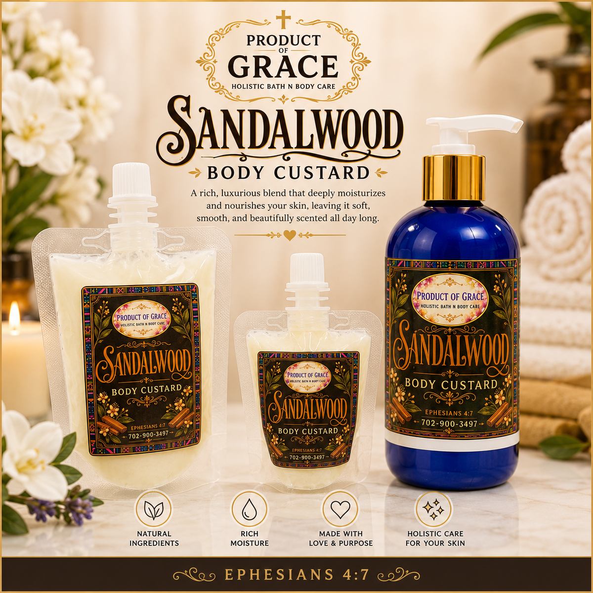 Sandalwood Body Custard