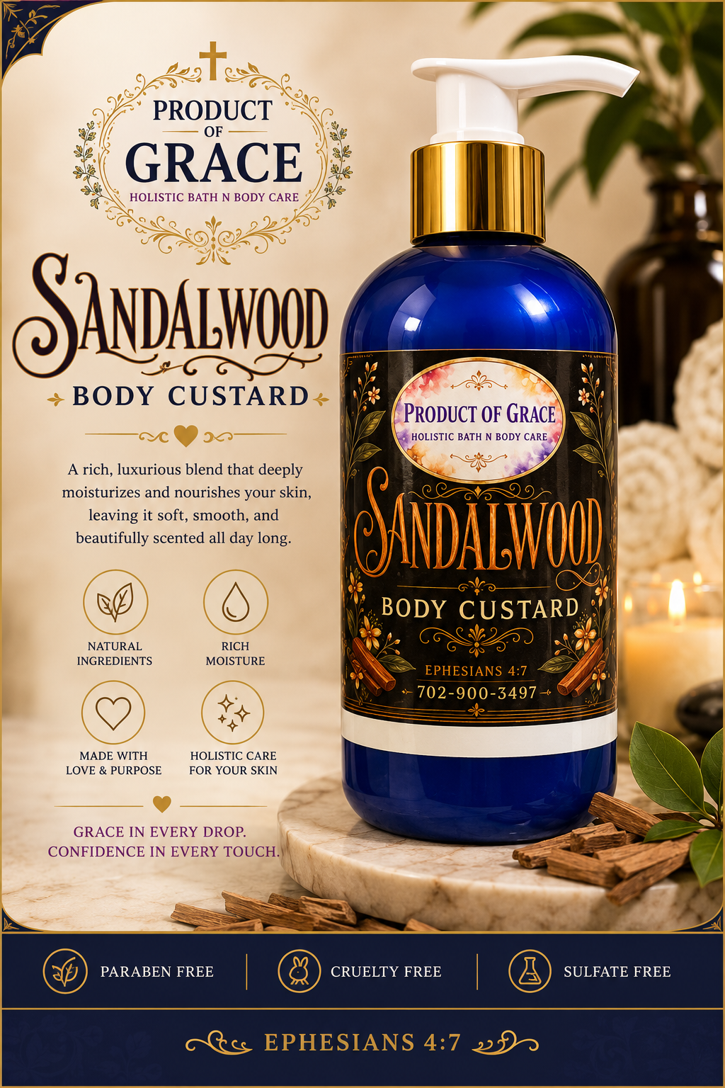 Sandalwood Body Custard