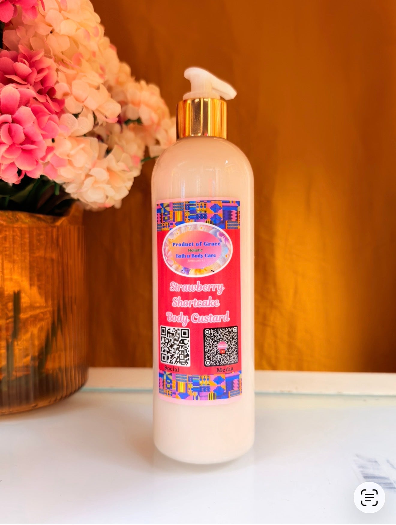 Strawberry Shortcake Body Custard